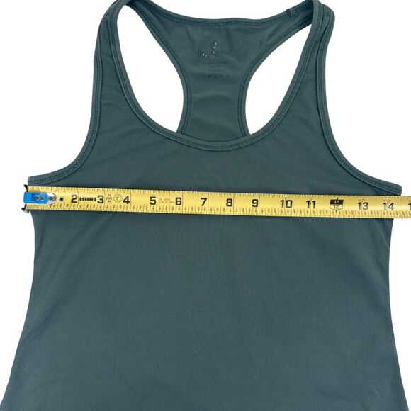 90 Degree By Reflex Powerflex Racerback Athletic Tank Green Black 2 Tops S - Picture 7 of 11